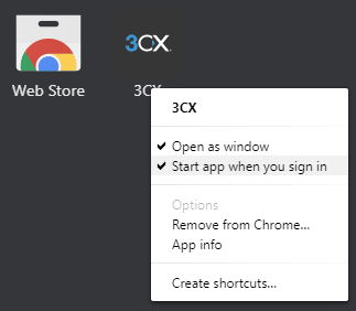 Make your app to auto start on Google Chrome
